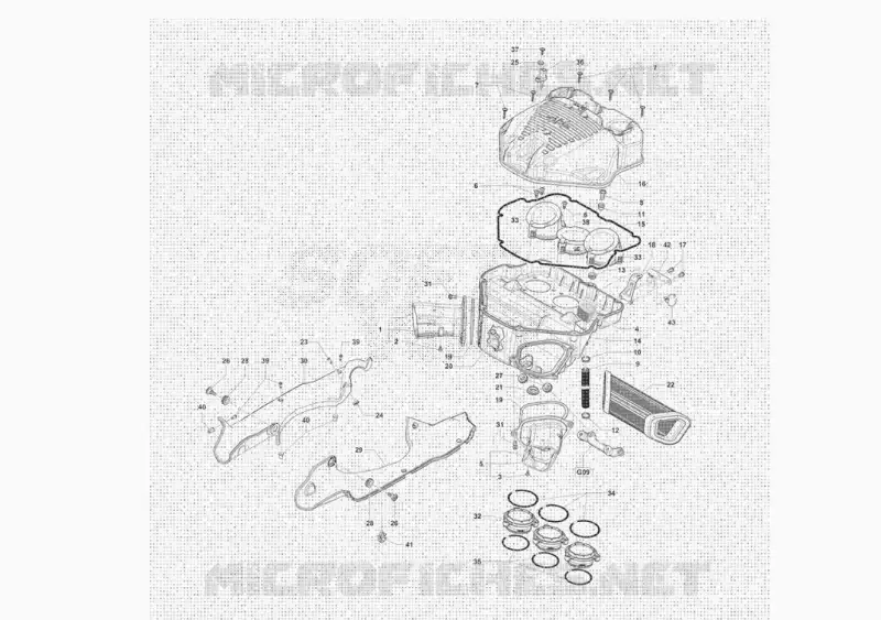 CAIXA DE FILTRO DE AR MV Agusta moto SUPERVELOCE 2022 SUPERVELOCE 800 - ALPINE - AGO  SUPERVELOCE 800 - ALPINE - AGO