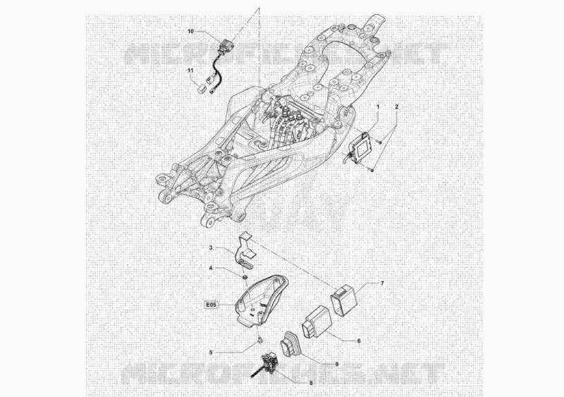 RECEPTOR GPS MV Agusta moto BRUTALE 2023 BRUTALE R - RR - SCS  BRUTALE R - RR - SCS