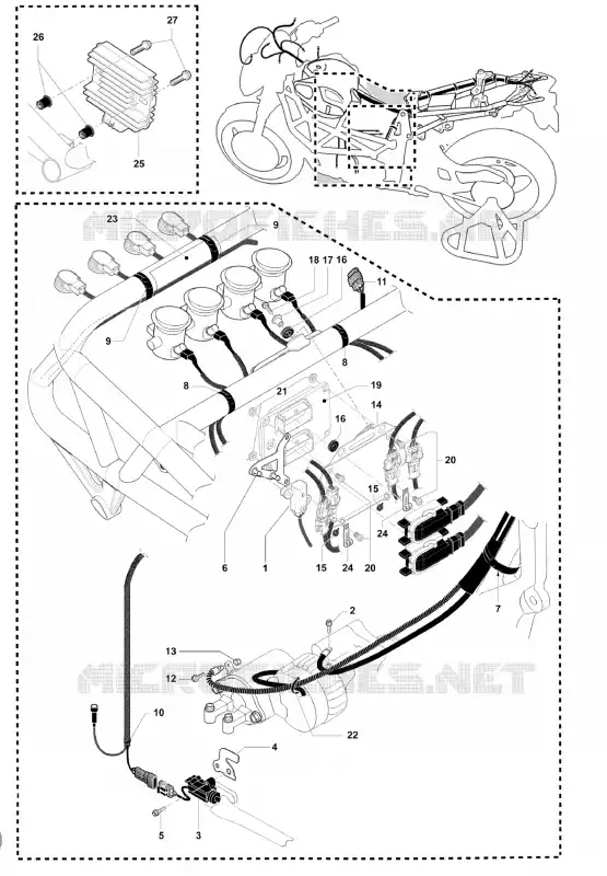 CDI / ECU MV Agusta moto BRUTALE 2013 BRUTALE 1090RR  BRUTALE 1090RR