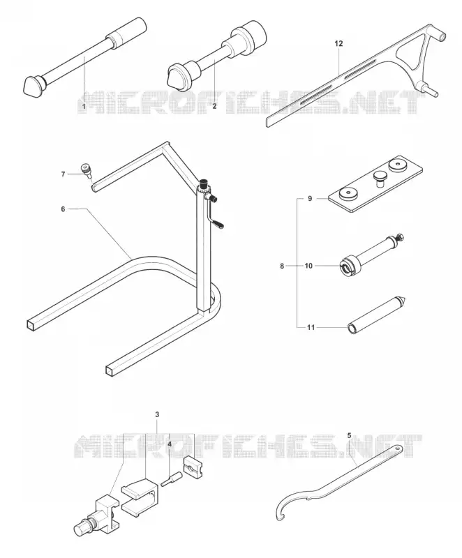 FRAME MAINTENANCE TOOLS 2 MV Agusta moto F3 2013 F3 675 SERIE ORO  F3 675 SERIE ORO
