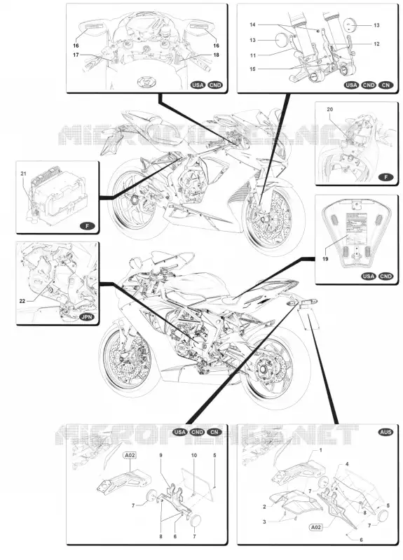 VERSÕES DE OUTROS PAÍSES MV Agusta moto F3 2015 F3 800  F3 800