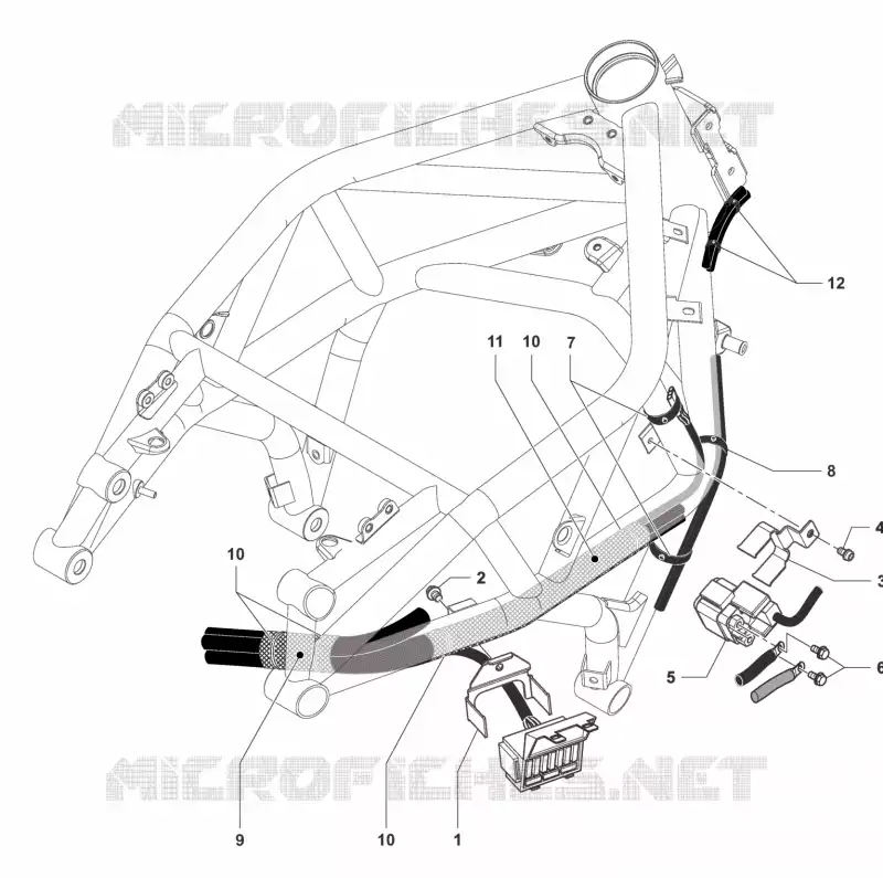 RELÉ DE ARRANQUE MV Agusta moto F3 2015 F3 800 AGO  F3 800 AGO