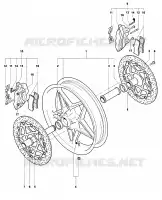 RODA DIANTEIRA  F4 mvagusta-motociclos 1999 F4 750 SERIE ORO 11