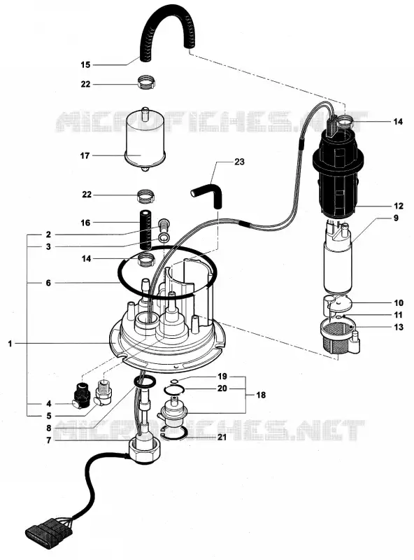 BOMBA DE GASOLINA MV Agusta moto F4 1999 F4 750 SERIE ORO  F4 750 SERIE ORO
