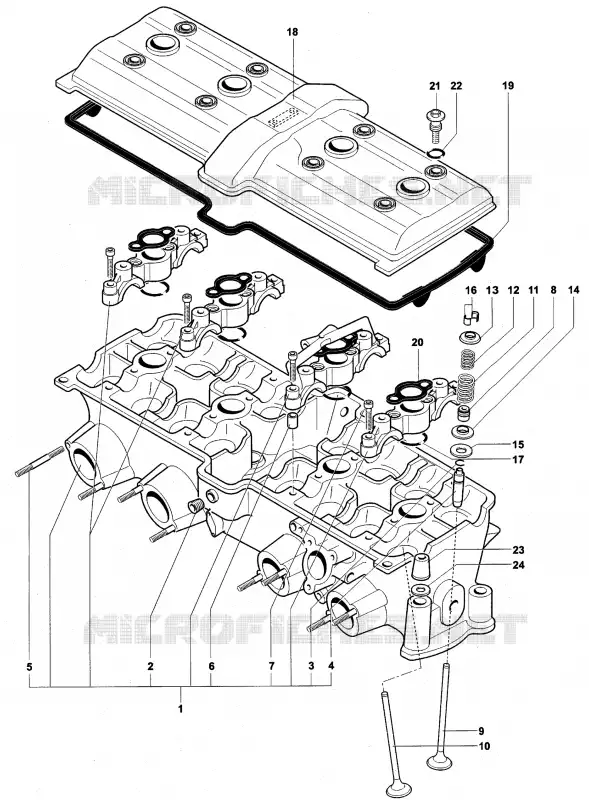 CABEÇA DE MOTOR MV Agusta moto F4 1999 F4 750S  F4 750S