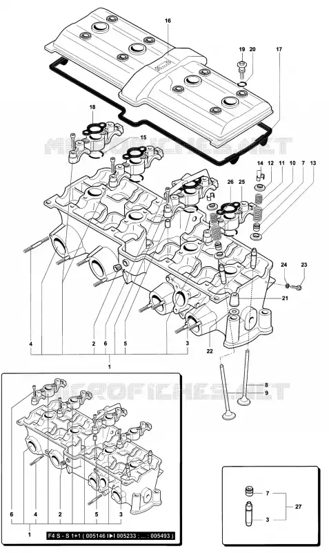CABEÇA DE MOTOR MV Agusta moto F4 2002 F4 750S  F4 750S