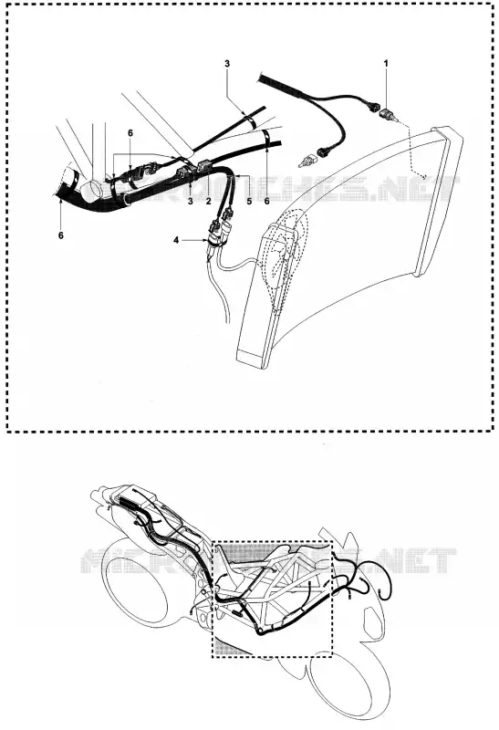 PEÇAS ELÉCTRICAS 2 MV Agusta moto F4 2002 F4 750 SPR  F4 750 SPR
