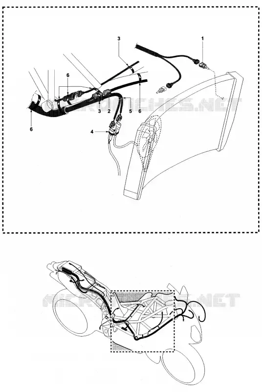 PEÇAS ELÉCTRICAS 2 MV Agusta moto F4 2004 F4 TAMBURINI  F4 TAMBURINI