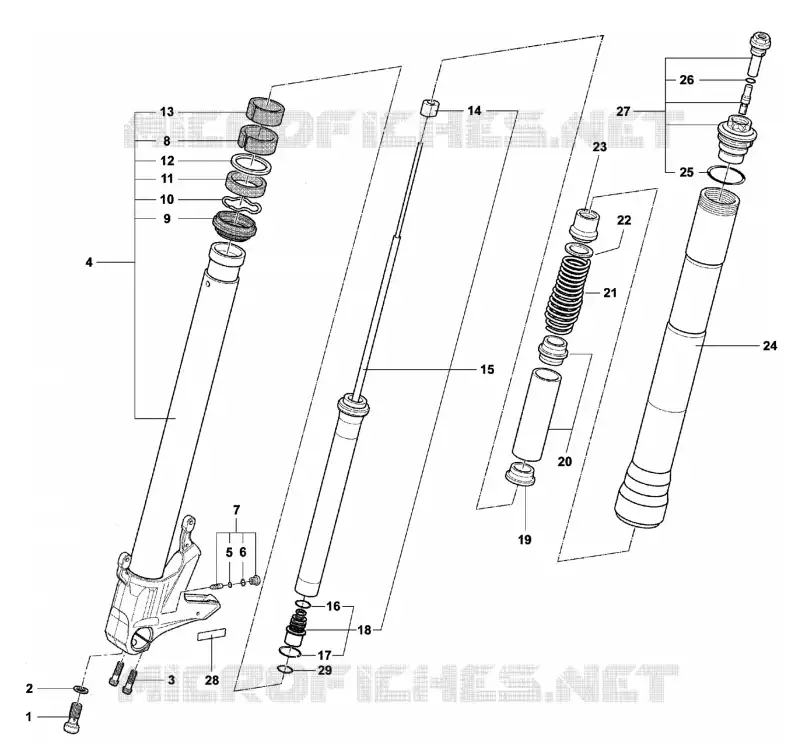 FORQUETA ESQUERDA MV Agusta moto F4 2006 F4 1000R  F4 1000R