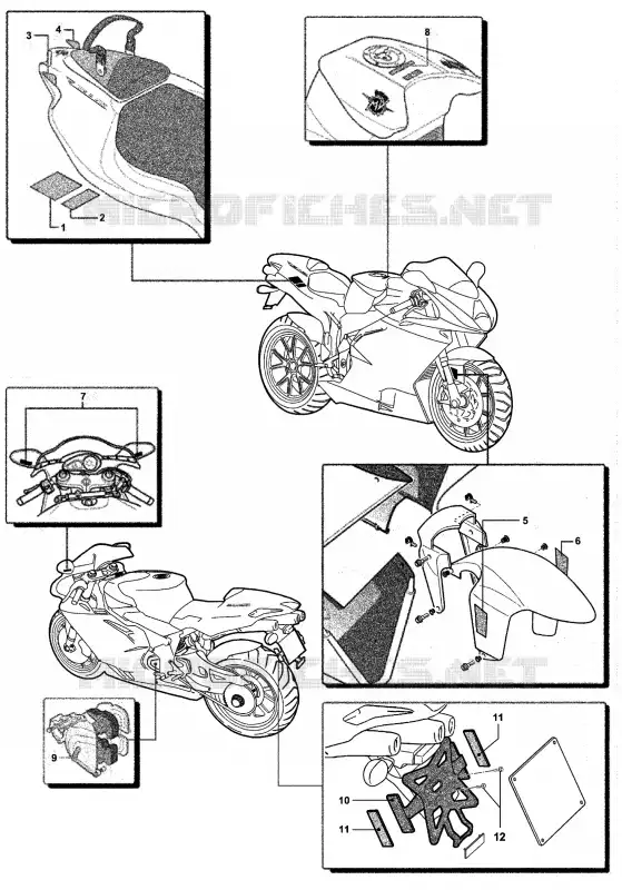 VERSÕES DE OUTROS PAÍSES MV Agusta moto F4 2008 F4 312R 1000  F4 312R 1000