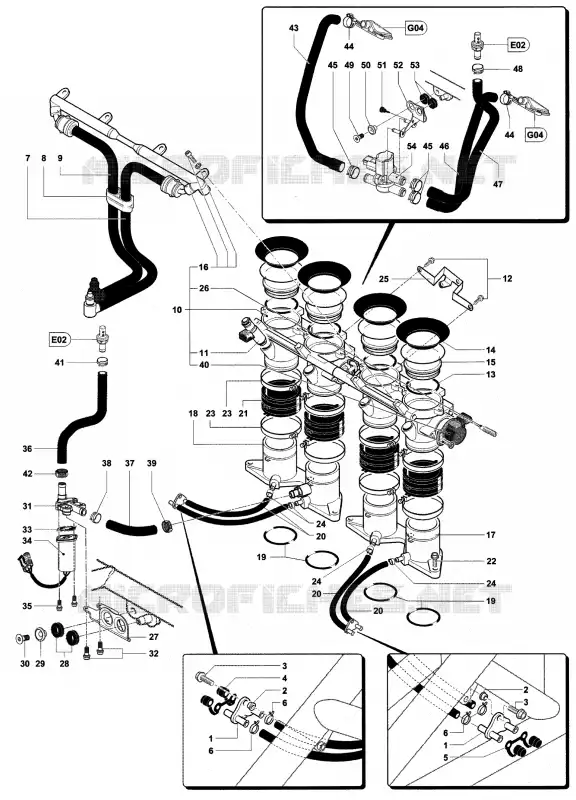 ADMISSÃO - INJEÇÃO MV Agusta moto F4 2009 F4 312RR 1078  F4 312RR 1078