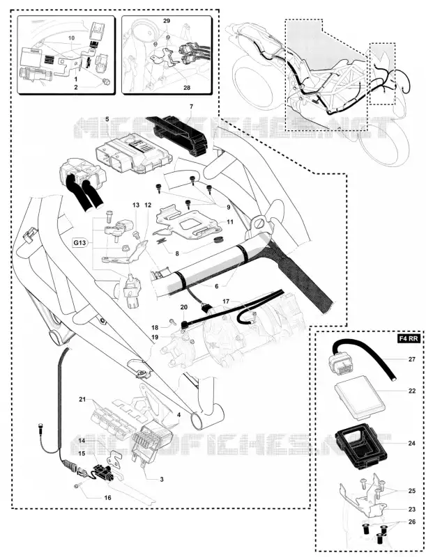 CDI / ECU MV Agusta moto F4 2013 F4 R  F4 R
