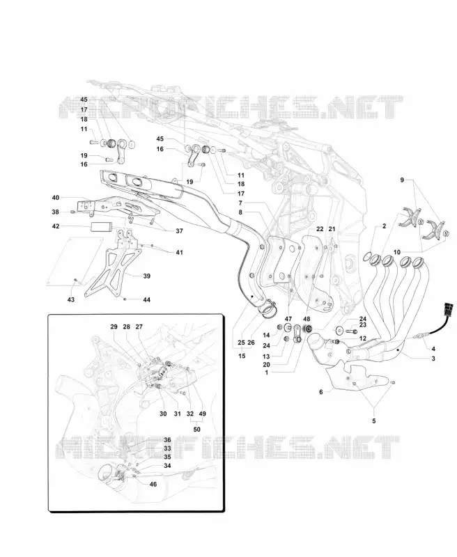 ESCAPE MV Agusta moto F4 2013 F4 R  F4 R