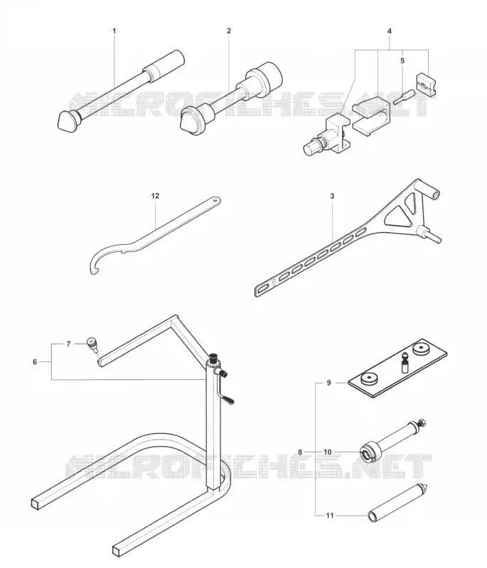 FRAME MAINTENANCE TOOLS 2 MV Agusta moto F4 2015 F4 R  F4 R