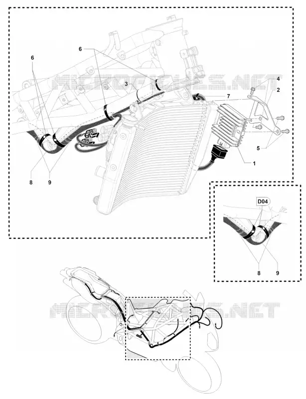 RECTIFICADOR MV Agusta moto F4 2014 F4 R  F4 R