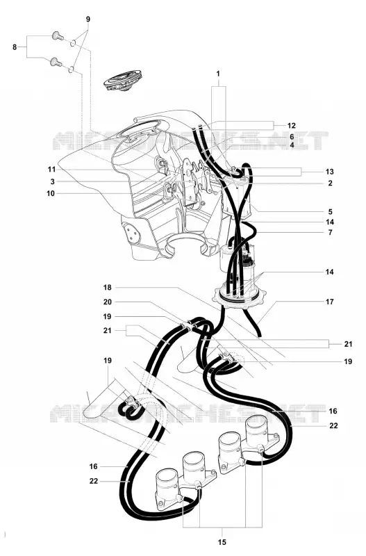 CARBON CANISTER USA MV Agusta moto F4 2014 F4 RR  F4 RR