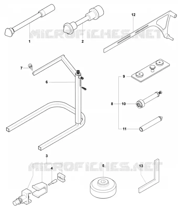 FRAME MAINTENANCE TOOLS 2 MV Agusta moto TURISMO VELOCE 2016 TURISMO VELOCE 800 LUSSO  TURISMO VELOCE 800 LUSSO